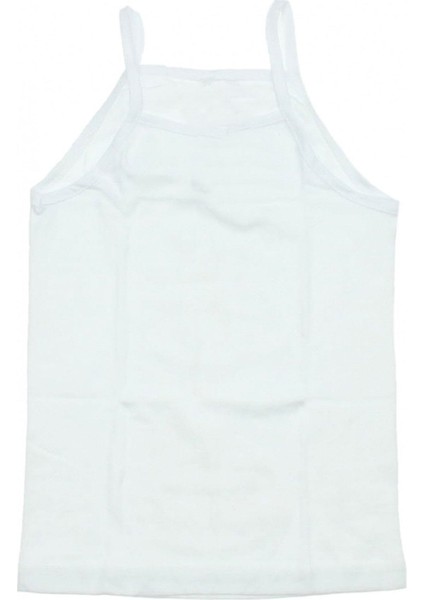 6lı Kız Çocuk Ip Askılı Atlet Düz Kaliteli Rahat