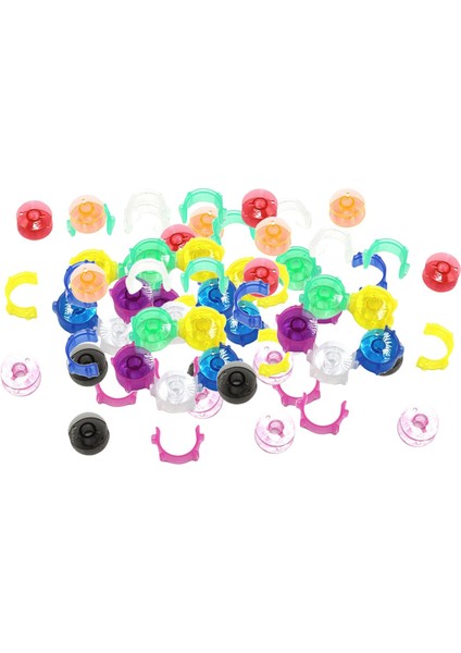 50PCS Dikiş Bobbin Küçük Klips Iplik Makara Organizatör Tutucu Alet Aksesuar Renkli (Yurt Dışından)