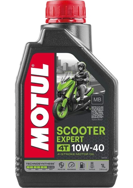 Scooter Expert MB 10W-40 4t Motor Yağı 1 Litre