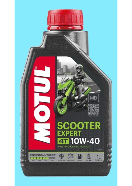 Scooter Expert MB 10W-40 4t Motor Yağı 1 Litre