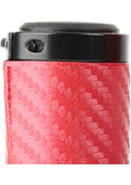 2 Adet Bisiklet Gidon Tutamakları Şok Emme Karbon Fiber Konforlu Kavrama Uzun Kırmızı (Yurt Dışından) fiyatları