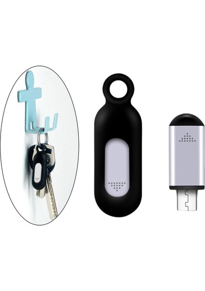 Uzaktan Kumanda Cep Telefonu Kontrolü Kızılötesi Adaptörü Ev Ofis Hava Mikro-Usb Gümüş (Yurt Dışından)