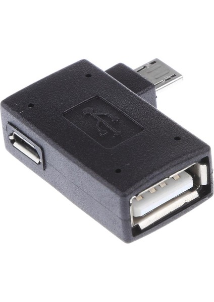 6 Adet Mikro USB 2.0 Otg Ana Bilgisayar Bağlayıcı Adaptörü Cep Telefonu Için Açılı Sola (Yurt Dışından)