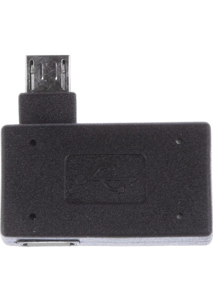 6 Adet Mikro USB 2.0 Otg Ana Bilgisayar Bağlayıcı Adaptörü Cep Telefonu Için Açılı Sola (Yurt Dışından)