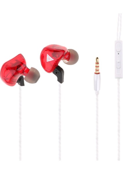 3.5mm Kulaklık Profesyonel Spor Bas Kulaklık Stereo Kulaklık ile Mikrofon Kırmızı (Yurt Dışından) fiyatları