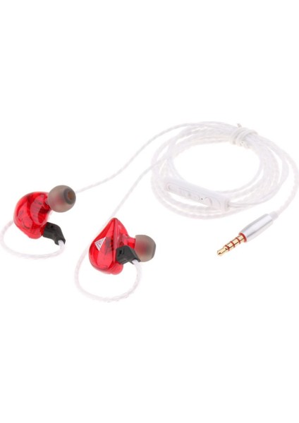 3.5mm Kulaklık Profesyonel Spor Bas Kulaklık Stereo Kulaklık ile Mikrofon Kırmızı (Yurt Dışından) modelleri