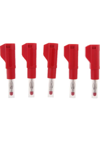 2x 5pcs/set 4mm Erkek Geri Çekilebilir Kılıf Muz Fiş Tel Lehim Konnektörü (Yurt Dışından) fırsatları