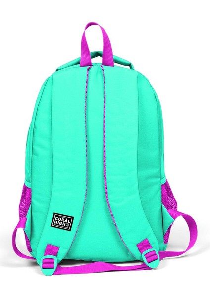 Kids Su Yeşili Pembe Simli Flamingo Desenli 3’lü Okul Çanta Seti SET0114382 indirimleri