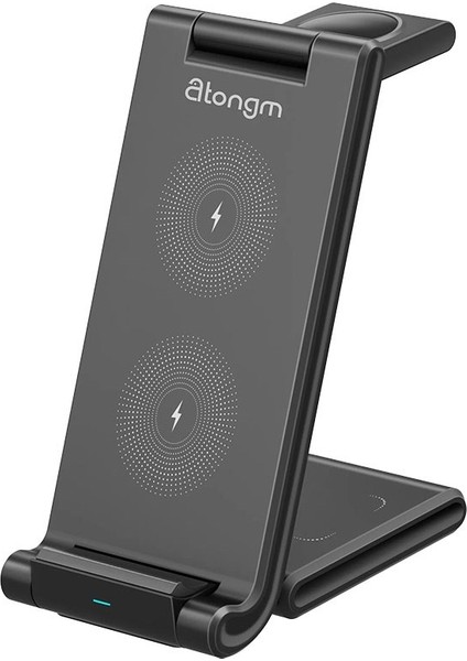 15W 3in1 Kablosuz Masaüstü Şarj Dock Standı Universal Portable Wireless Charge Station indirimleri