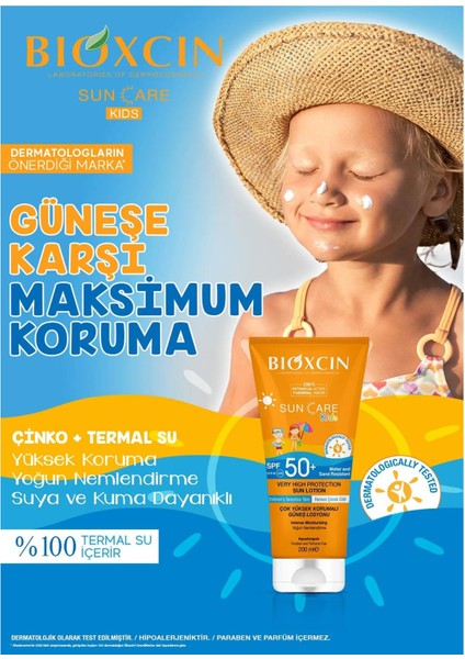 Sun Care Kids Çok Yüksek Korumalı Çocuk Güneş Losyonu Spf 50+ 200 ml fırsatları