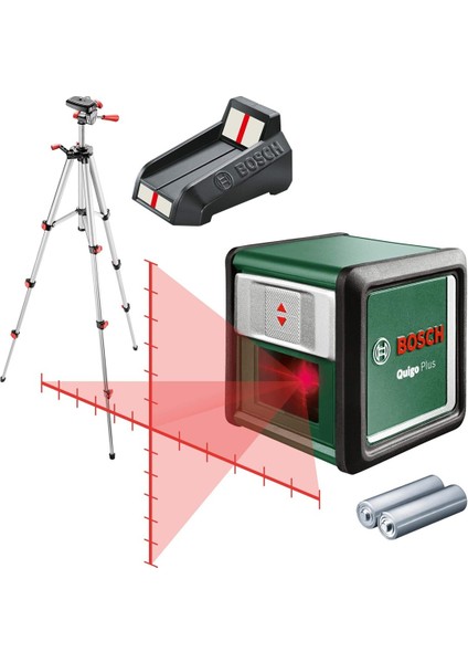 Quigo Plus Çapraz Çizgili Hizalama Lazeri Ölçüm Mesafesi 7 Metre