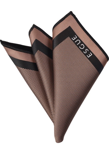 Hand Made 7.5 cm Bej Kravat Mendil modelleri