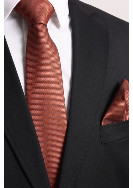 Hand Made 7.5 cm Kiremit Kravat Mendil