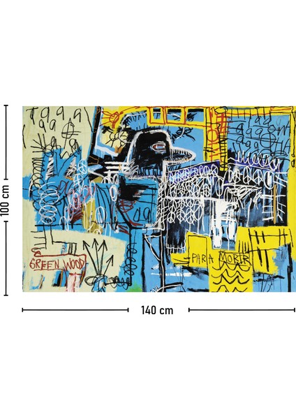 Jean-Michel Basquiat Bird On Money 1981 Duvar Örtüsü Halısı