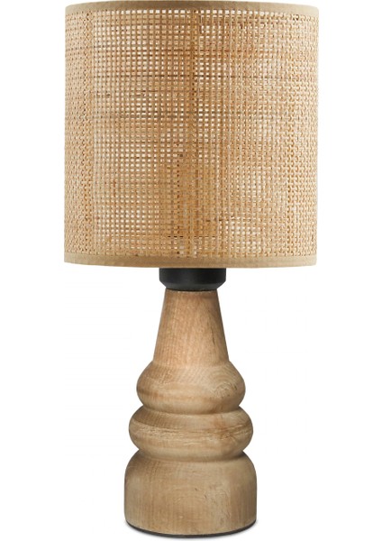 Natural Doğal Bambu Hazeran Rattan Başlık Ahşap Abajur Ayd-3674 fiyatları