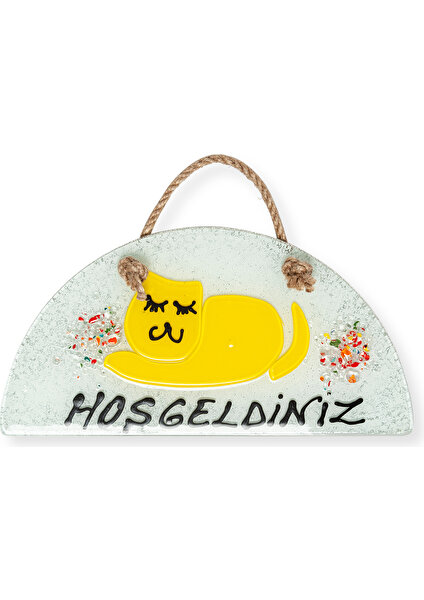 Hoş Geldin Kapı Süsü - 24 cm