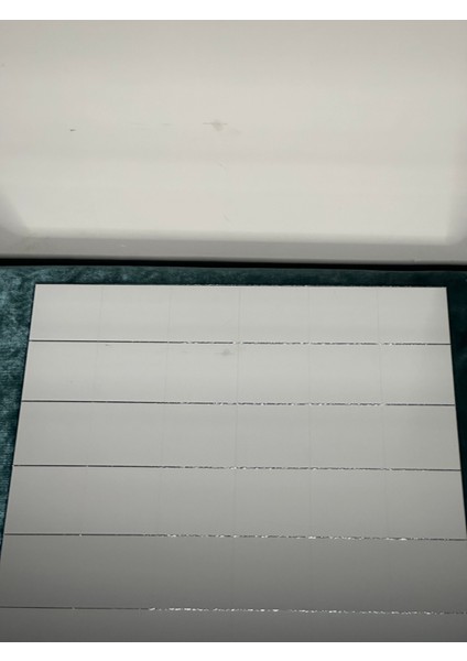 Kendinden Yapışkanlı Buton Ayna Gümüş Renk 5 cm