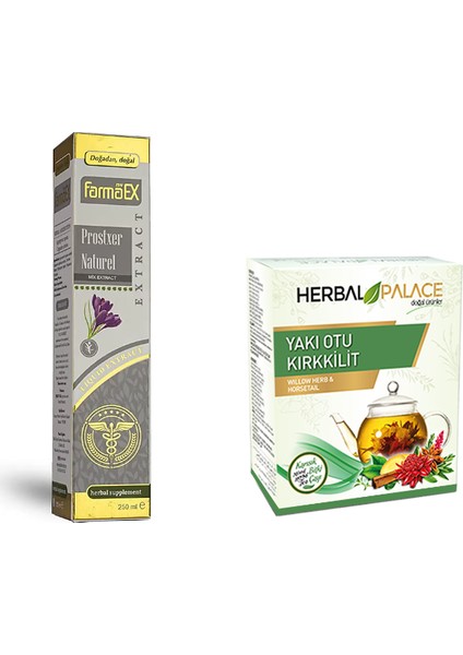 Prostxer Naturel +Herbal Palace Yakı Otu & Kırkkilit Çayı Prosttat Için Avantajlı Set