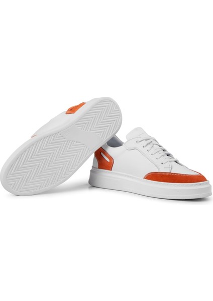 Tarona Erkek Hakiki Deri Sneaker, Bağcıklı Sneaker, Hakiki Deri Sneaker, Erkek Sneaker