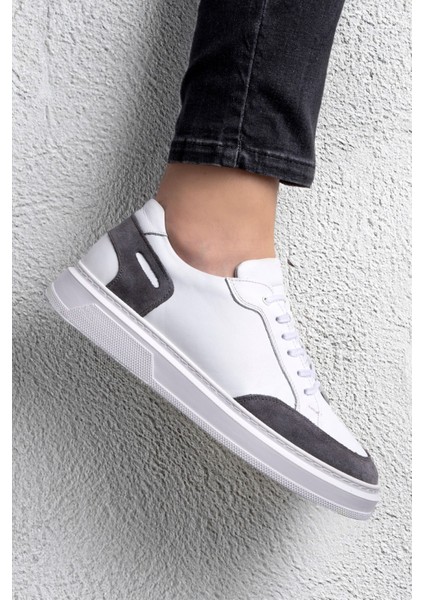 Tarona Erkek Hakiki Deri Sneaker, Bağcıklı Sneaker, Hakiki Deri Sneaker, Erkek Sneaker
