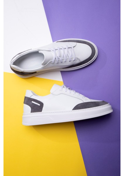 Tarona Erkek Hakiki Deri Sneaker, Bağcıklı Sneaker, Hakiki Deri Sneaker, Erkek Sneaker indirimleri