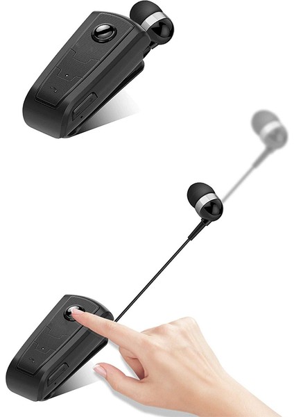 Universal Tüm Cep Telefonlarına Uyumlu Makaralı Bluetooth Kulakiçi Yaka Kulaklığı Kablosuz Kulaklık fırsatları