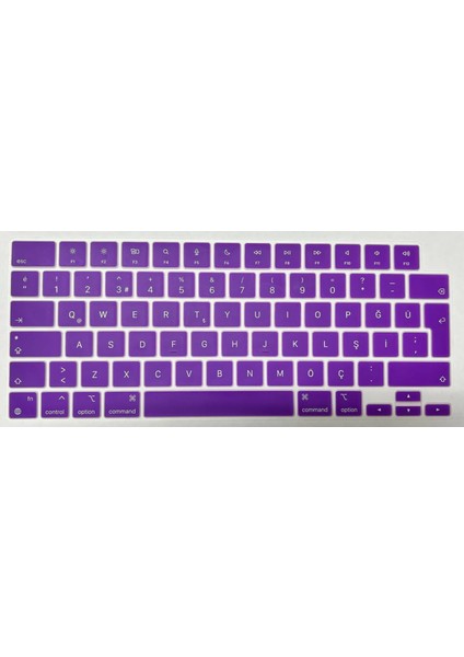 Macbook Air 15 Inç A2941 M2 Max 2023 A3114 M3 2024 A3241 M4 2025 Türkçe Q Silikon Klavye Koruyucu MOR fiyatları