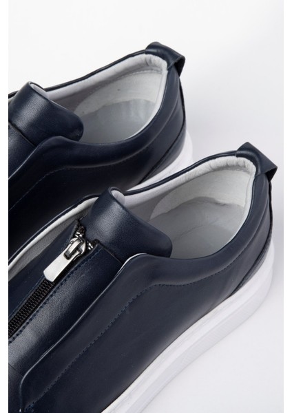 Ventu Erkek Hakiki Deri Sneaker, Fermuarlı Sneaker, Hakiki Deri Sneaker, Erkek Sneaker fırsatları