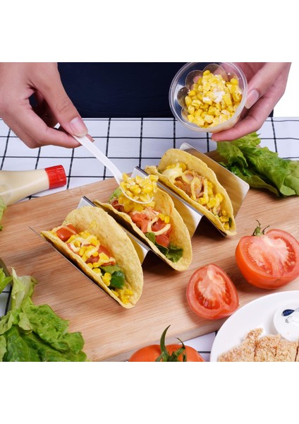 Taco Standı Meksika Mutfağı Taco Holder %100 Yerli Üretim 6'lı Set