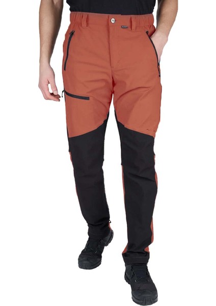 Rugged Flex Erkek Pantolon Turuncu-Siyah