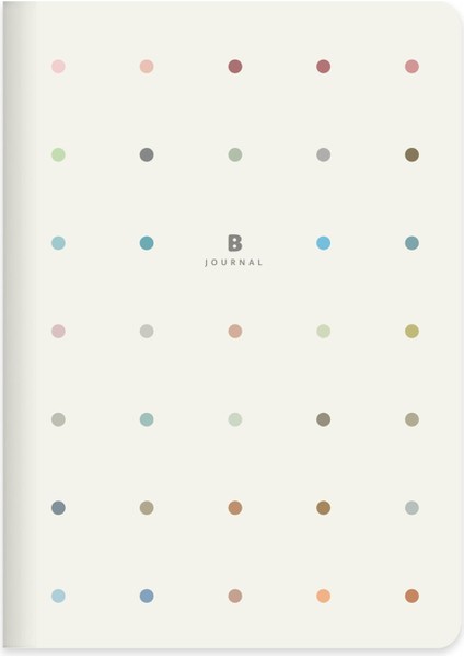 B. Journal 16 x 21.5 80 Yaprak Noktalı Defter Beyaz