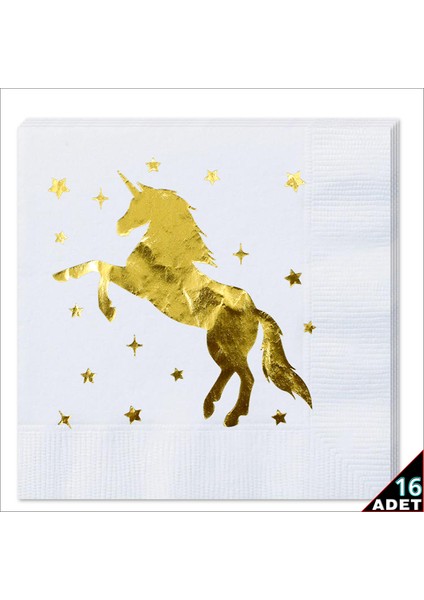 Unicorn Peçete, 16 Adet - Altın fiyatları