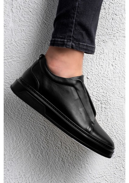 Espo Erkek Hakiki Deri Sneaker, Lastikli Sneaker, Hakiki Deri Sneaker, Erkek Sneaker