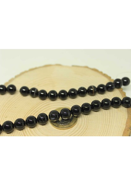 Akik Taşı Yarım Dizi 10MM (23575) (18CM Uzunluğundadır) fiyatları