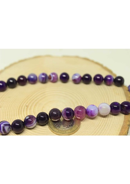 Akik Taşı Yarım Dizi 10MM (23585) (18CM Uzunluğundadır) fiyatları