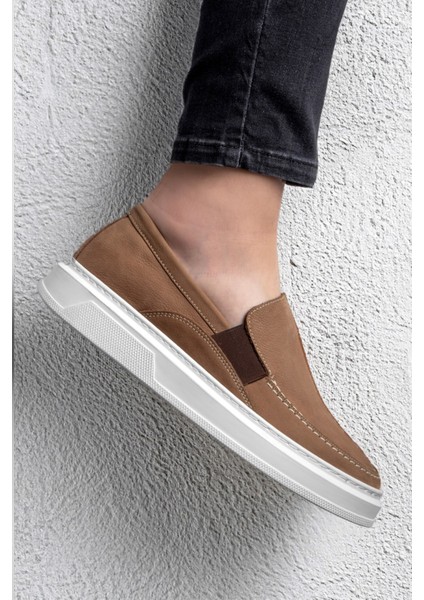 Menta Erkek Hakiki Deri Nubuk Sneaker, Loafer Sneaker, Hakiki Deri Sneaker, Erkek Snaker