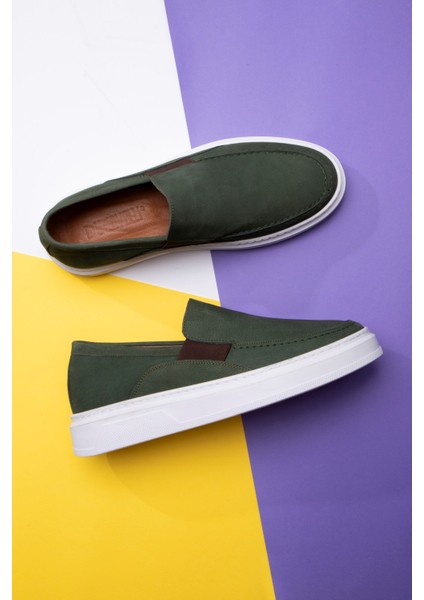 Menta Erkek Hakiki Deri Nubuk Sneaker, Loafer Sneaker, Hakiki Deri Sneaker, Erkek Snaker modelleri