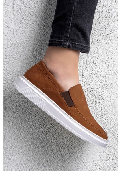 Menta Erkek Hakiki Deri Nubuk Sneaker, Loafer Sneaker, Hakiki Deri Sneaker, Erkek Snaker