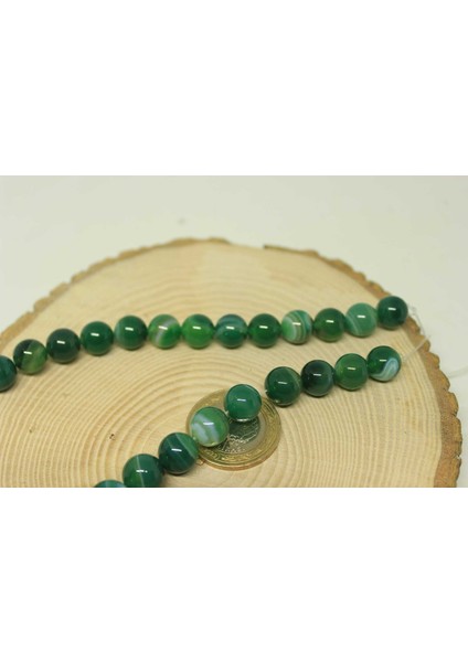 Akik Taşı Yarım Dizi 10MM (23610) (18CM Uzunluğundadır) fiyatları