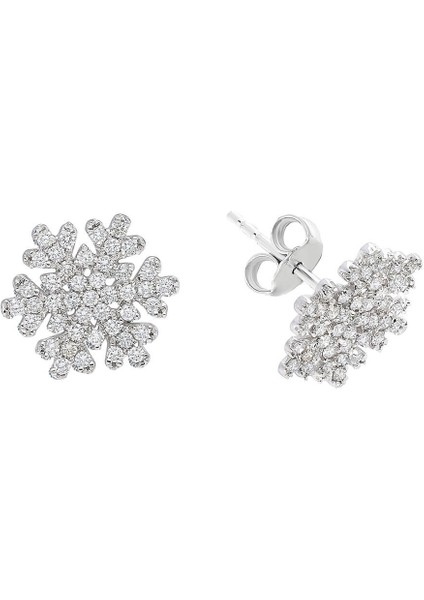 Pırlanta Kar Tanesi Küpe | Gırantaş Diamond