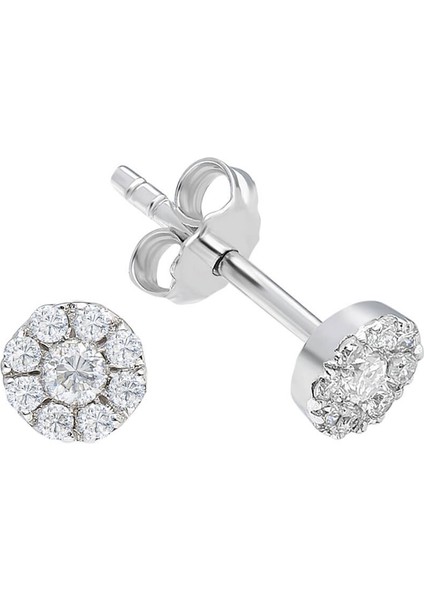 0,60 Karat Tektaş Görünümlü Pırlanta Küpe | Gırantaş Diamond modelleri