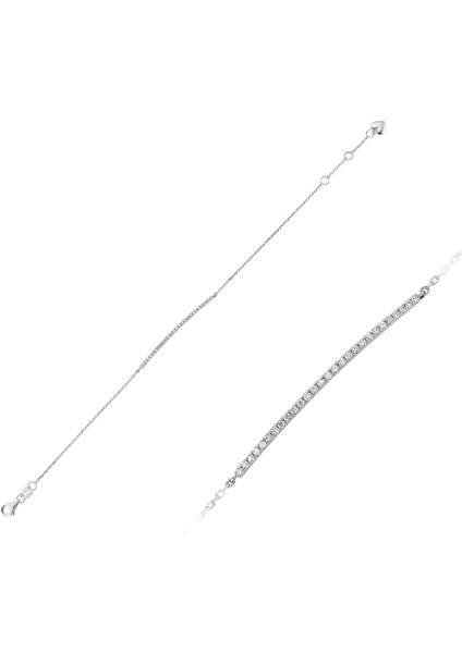 Pırlanta Taşlı Zincirli Su Yolu Bileklik | Gırantaş Diamond fiyatları