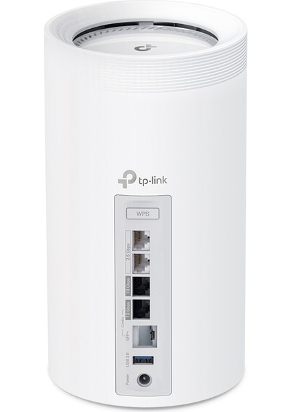 TP-Link Deco BE85(1-pack), BE19000 Mbps, 1x 10Gbps LAN/WAN Portu, 320 MHz Kanallar, 6 GHz Bandında Çalışır, 200 Cihaza Kadar Bağlanılabilirlik, VPN, WPA3, Üç Bantlı Wi-Fi 7 Mesh Sistemi