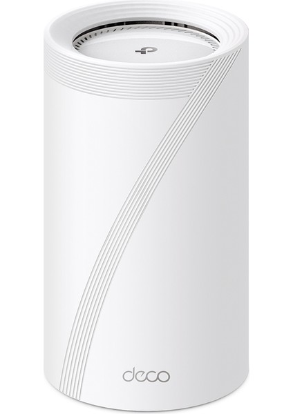 TP-Link Deco BE85(1-pack), BE19000 Mbps, 1x 10Gbps LAN/WAN Portu, 320 MHz Kanallar, 6 GHz Bandında Çalışır, 200 Cihaza Kadar Bağlanılabilirlik, VPN, WPA3, Üç Bantlı Wi-Fi 7 Mesh Sistemi