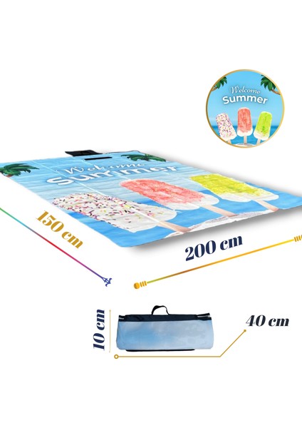 Kamp Matı, Piknik Örtüsü, Kamp Örtüsü 150CM-200CM