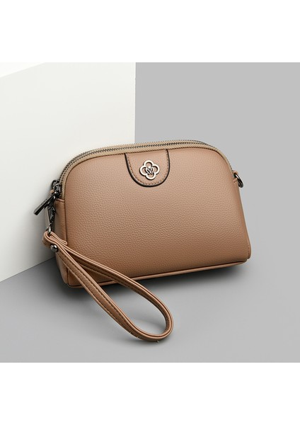 Bayanlar Moda Yumuşak Deri Telefon Çantası Omuz Messenger Çanta (Yurt Dışından)