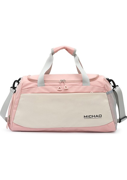 Büyük Kapasiteli Yoga Fitness Çantası Seyahat Çantası Kuru ve Islak Ayırma Su Geçirmez Yüzme Çantası (Yurt Dışından)