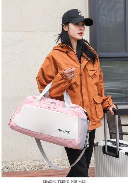 Büyük Kapasiteli Yoga Fitness Çantası Seyahat Çantası Kuru ve Islak Ayırma Su Geçirmez Yüzme Çantası (Yurt Dışından) modelleri