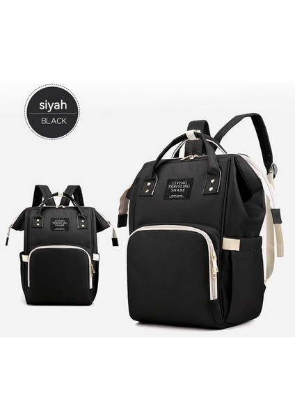 Çok Işlevli Büyük Kapasiteli Anne ve Bebek Çantası Moda Rahat Sırt Çantası (Yurt Dışından) fiyatları