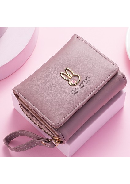 Bayanlar Cüzdan Kız Kısa Moda Basit Bozuk Para Cüzdanı (Yurt Dışından)